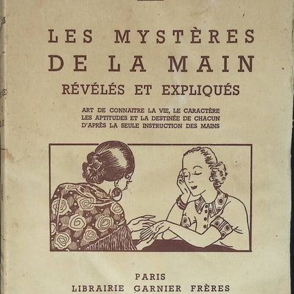 Die Geheimnisse der Hand - Desbarrolles Adolphe - 1938 - Buch