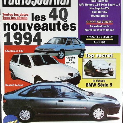 The 40 new products of 1994 - L'auto journal - n° 20 - 1993 - magazine review - car
