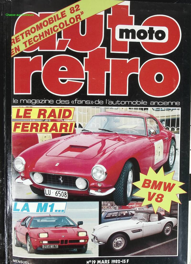 14 numéros reliés - Auto moto rétro - n° 19 à 32 - 1982 1983 - revue magazine - voiture