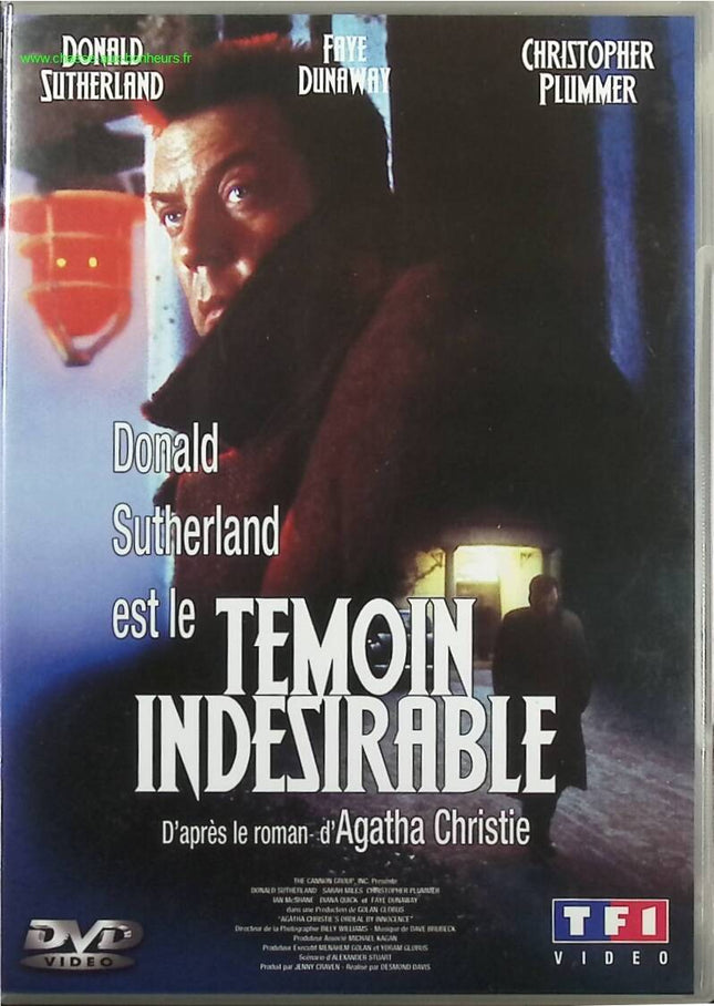Témoin Indésirable - Donald Sutherland - DVD policier