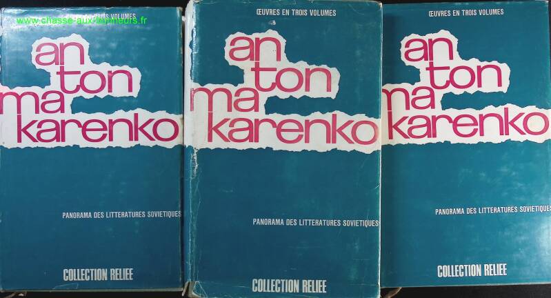 Anton Makarenko works in three volumes - Panorama of Soviet literature - Book