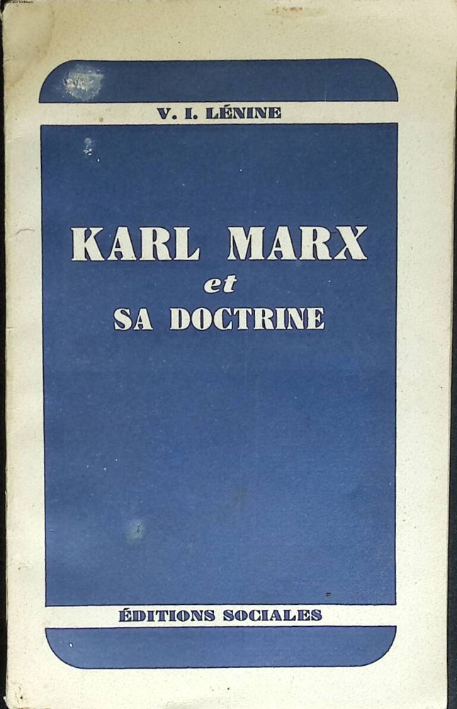Karl Marx and his doctrine - VI Lenin - 1953 - book