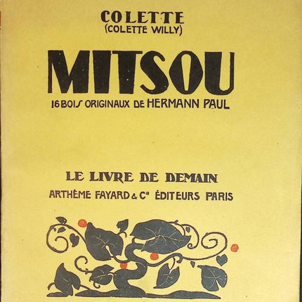 Mitsou - Colette Willy - livre