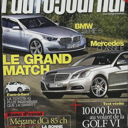 BMW Mercedes the big match - L'auto journal - n° 765 - 2008 - magazine review - car