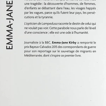 L'opticien de Lampedusa - Emma-Jane Kirby - livre