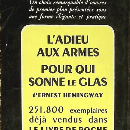 A Farewell to Arms - Ernest Hemingway - 1957 - book