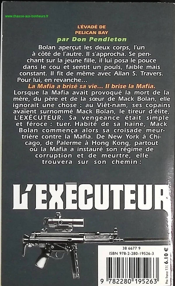 The Escapee from Pelican Bay - The Executioner Gérard De Villers - Don Pendleton - Book