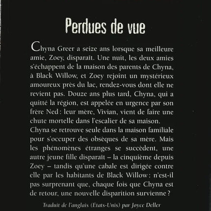 Perdues de vue – Carlene Thompson – thriller psychologique disparition suspense enquête occasion - livre