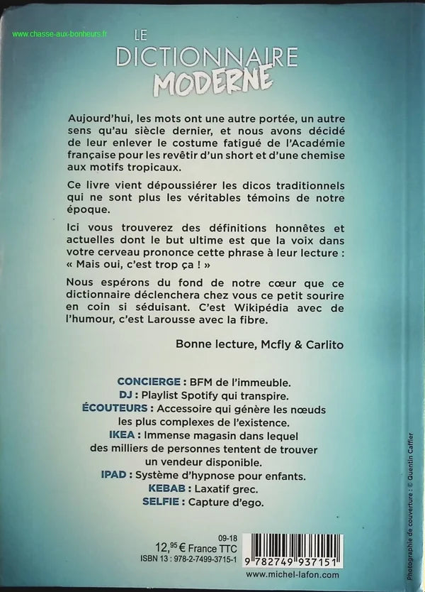 The Modern Dictionary - Mcfly &amp; Carlito - book