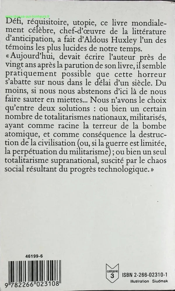 Brave New World - Aldous Huxley - book