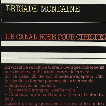 A pink channel for CBers - Brigade Mondaine No. 34 - Michel Brice - Gérard De Villiers - Book