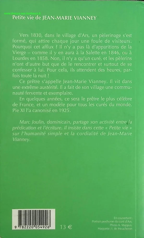 Jean-Marie Vianney, priest of Ars - Marc Joulin - book