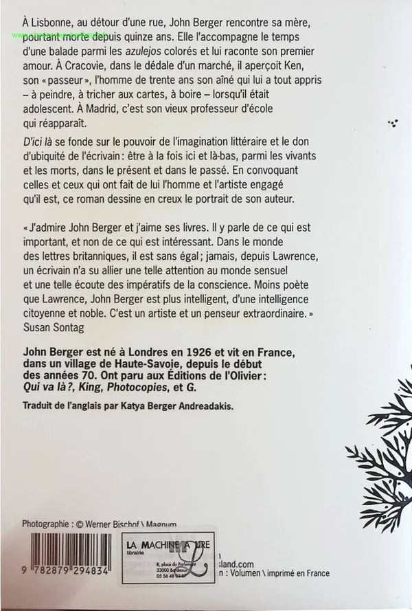 D'ici là - John Berger - livre