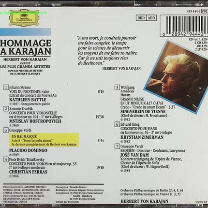 Tribute to Karajan Band 2 - Verschiedene Künstler - CD