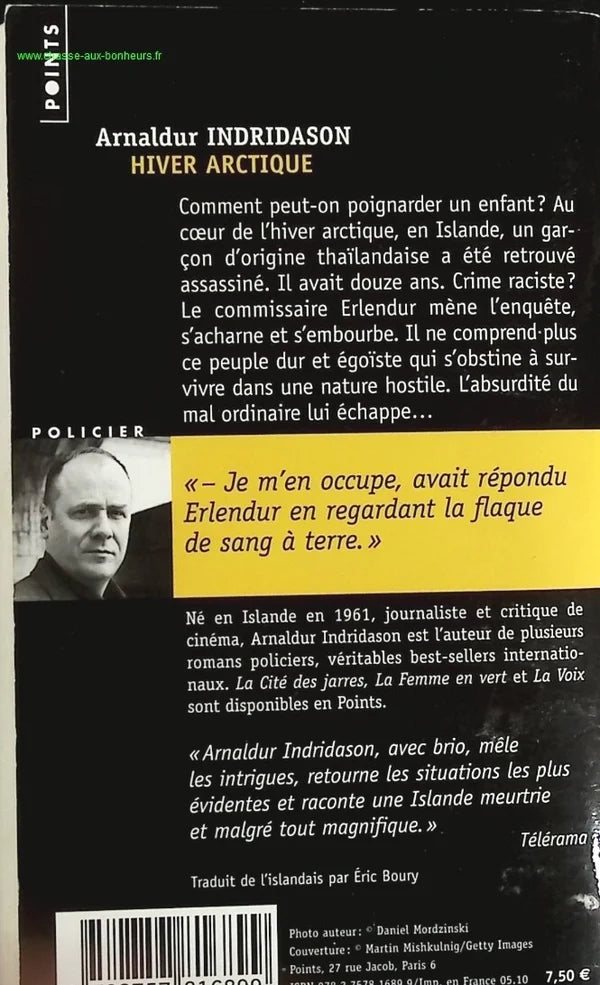 Arctic Winter - Arnaldur Indridason - Book