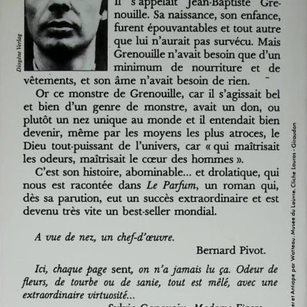 Le Parfum - Patrick Süskind - livre