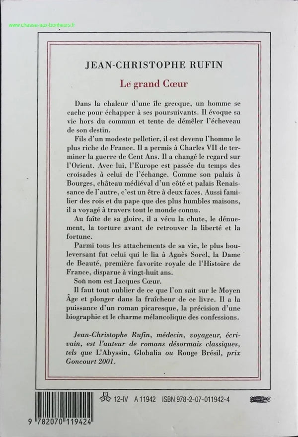 The Big Heart - Jean-Christophe Rufin - Book