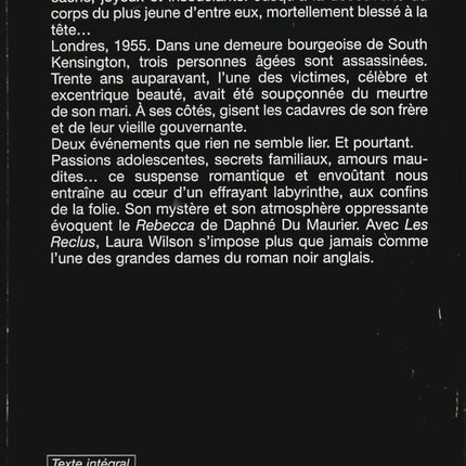 Les Reclus - Laura Wilson - livre