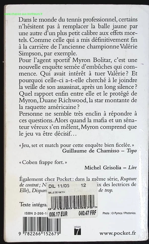 Match Point - Harlan Coben - book