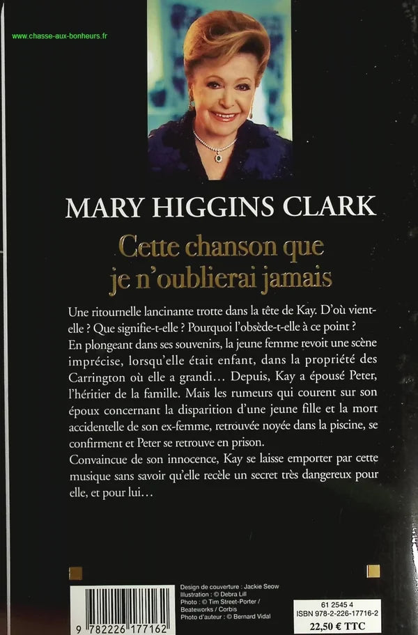 Cette chanson que je n'oublierai jamais - Mary Higgins Clark - livre