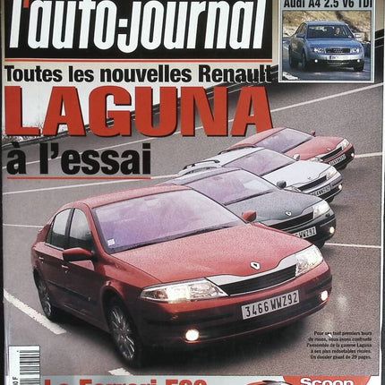 Renault Laguna - L'auto journal - n° 555 - 2000 - revue magazine - voiture