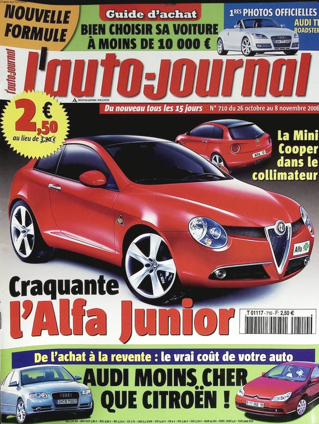 Alfa Junior - L'auto journal - n° 710 - 2006 - magazine review - car