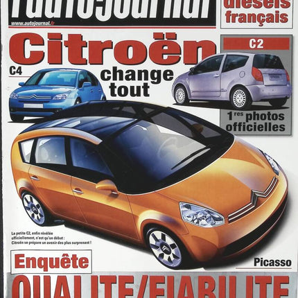 Citroën changes everything - L'auto journal - n° 620 - 2003 - magazine review - car