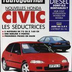 Honda Civic - L'auto journal - Nr. 19 - 1991 - Zeitschriftenrezension - Auto