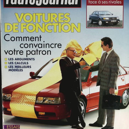 Company cars - L'auto journal - n° 22 - 1990 - magazine review - car