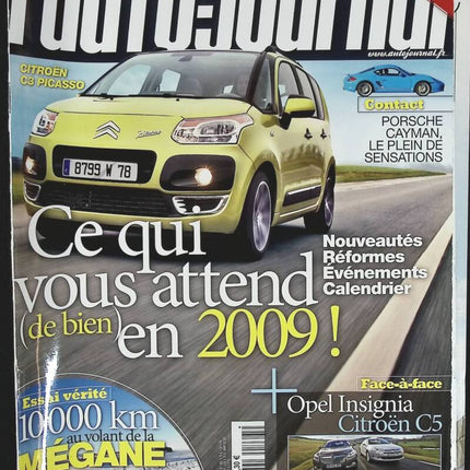 Ce qui vous attend en 2009 - L'auto journal - n° 767 - 2009 - revue magazine - voiture