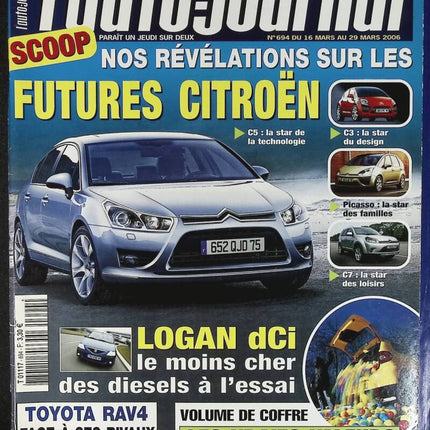 Futures Citroën - L'auto journal - n° 694 - 2006 - magazine review - car