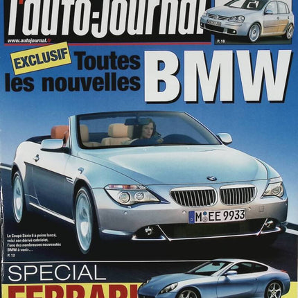 Alle neuen BMWs - L'auto journal - Nr. 626 - 2003 - Zeitschriftenbericht - Auto