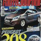 Peugeot 208 - L'auto journal - n° 841 - 2011 - revue magazine - voiture