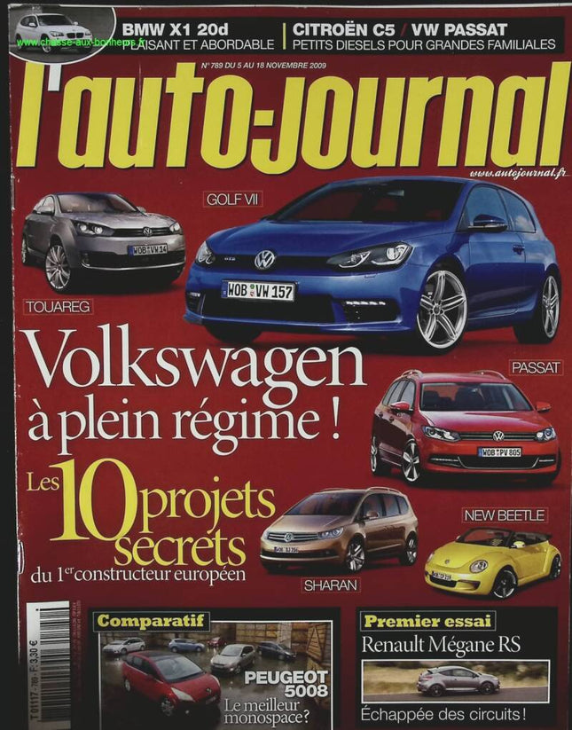 Volkswagen mit Vollgas - L'auto journal - Nr. 789 - 2009 - Zeitschriftenbericht - Auto