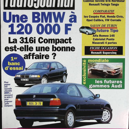Ein BMW für 120.000 Francs - L'auto journal - Nr. 8 - 1994 - Zeitschriftenrezension - Auto