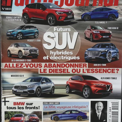 Zukünftige Hybrid- und Elektro-SUVs - L'auto journal - Nr. 1031 - 2019 - Zeitschriftenbericht - Auto