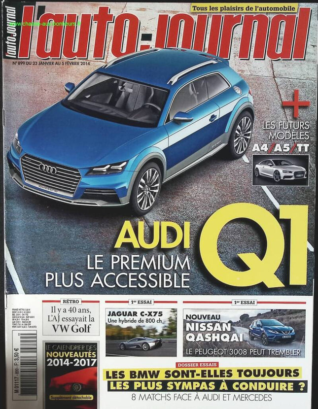 Audi Q1 - L'auto journal - n° 899 - 2014 - revue magazine - voiture