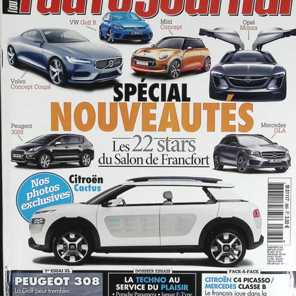 Spécial nouveautés - L'auto journal - n° 889 - 2013 - revue magazine - voiture