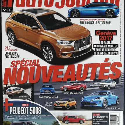 Besondere Neuerscheinungen - L'auto journal - Nr. 978 - 2017 - Zeitschriftenrezension - Auto