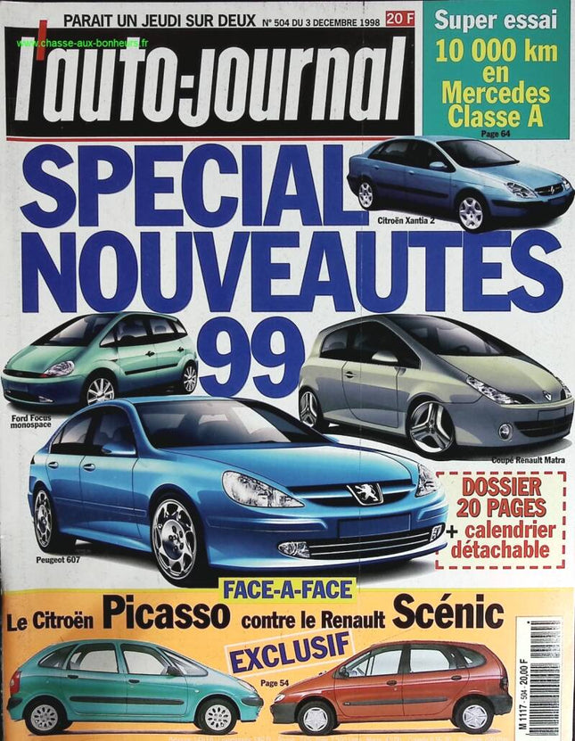 Spezielle Neuerscheinungen 99 - L'auto journal - Nr. 504 - 1998 - Zeitschriftenkritik - Auto
