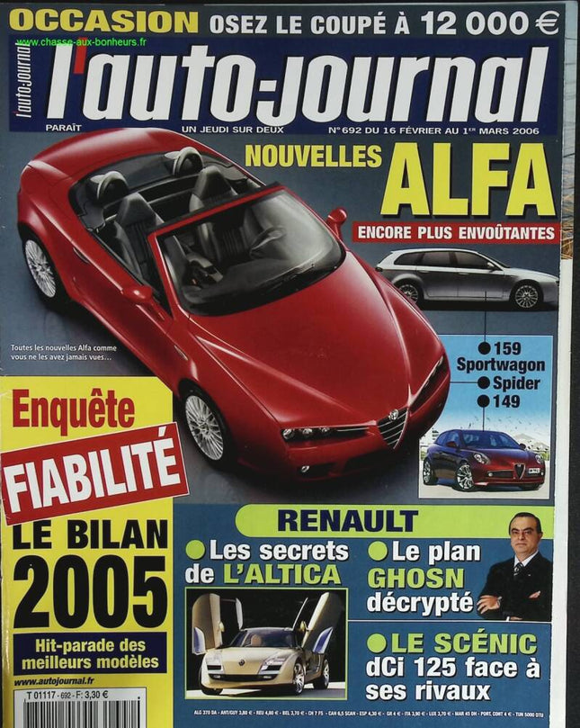 Alfa News - L'auto journal - n° 692 - 2006 - magazine review - car