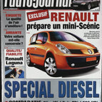 Renault is preparing a mini Scénic - L'auto journal - n° 585 - 2002 - magazine review - car