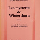 The Mysteries of Winterthurn - Joyce Carol Oates - Book