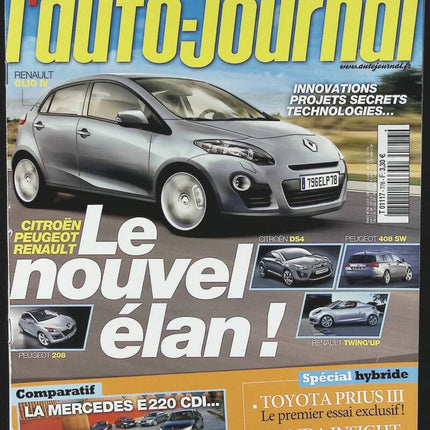 Citroën Peugeot Renault the new impetus - L'auto journal - n° 776 - 2009 - magazine review - car
