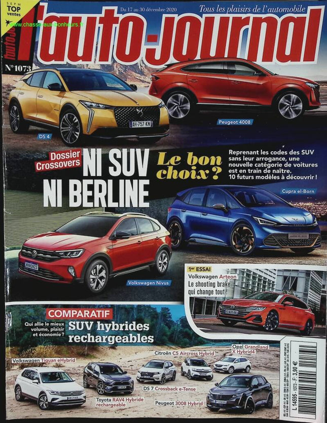 Ni SUV ni berline - L'auto journal - n° 1073 - 2020 - revue magazine - voiture
