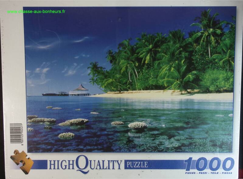 Puzzle 1000 pièces - Plage - Clementoni - jeu de société