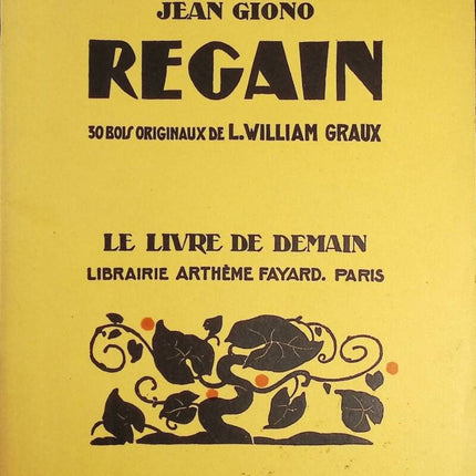 Regain – Das Buch von morgen – Jean Giono – Buch