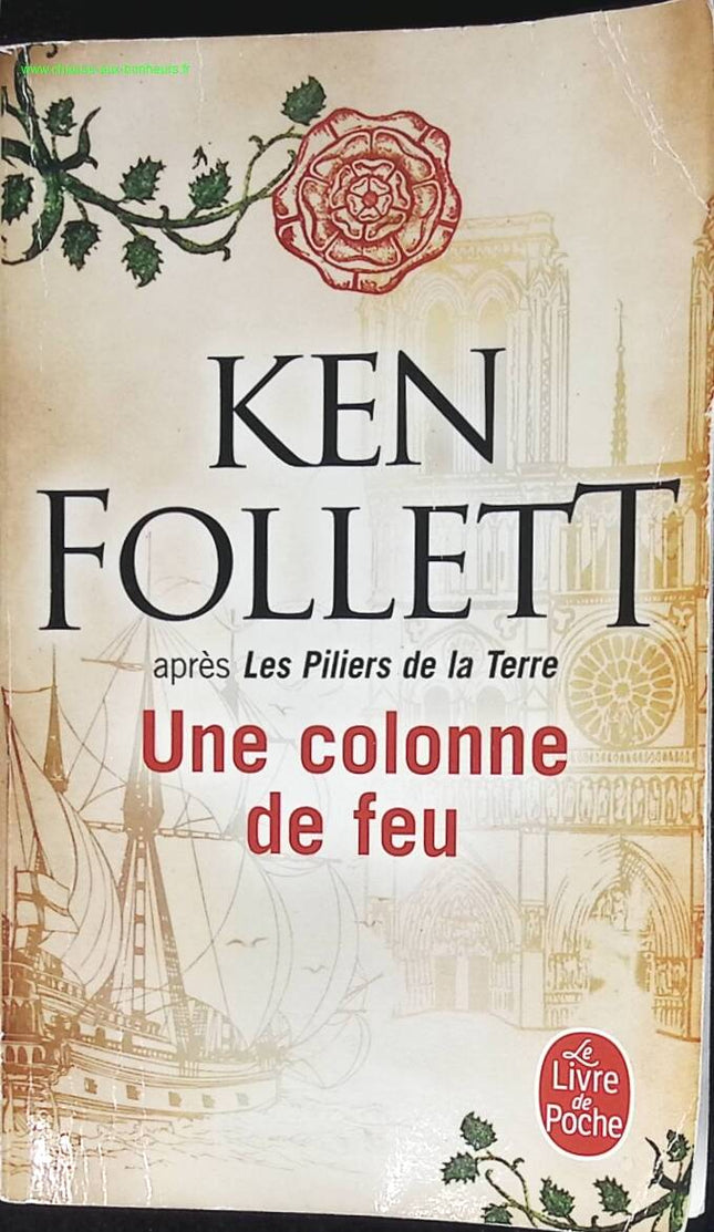 Roman historique aventure suspense Une Colonne de feu Ken Follett - livre