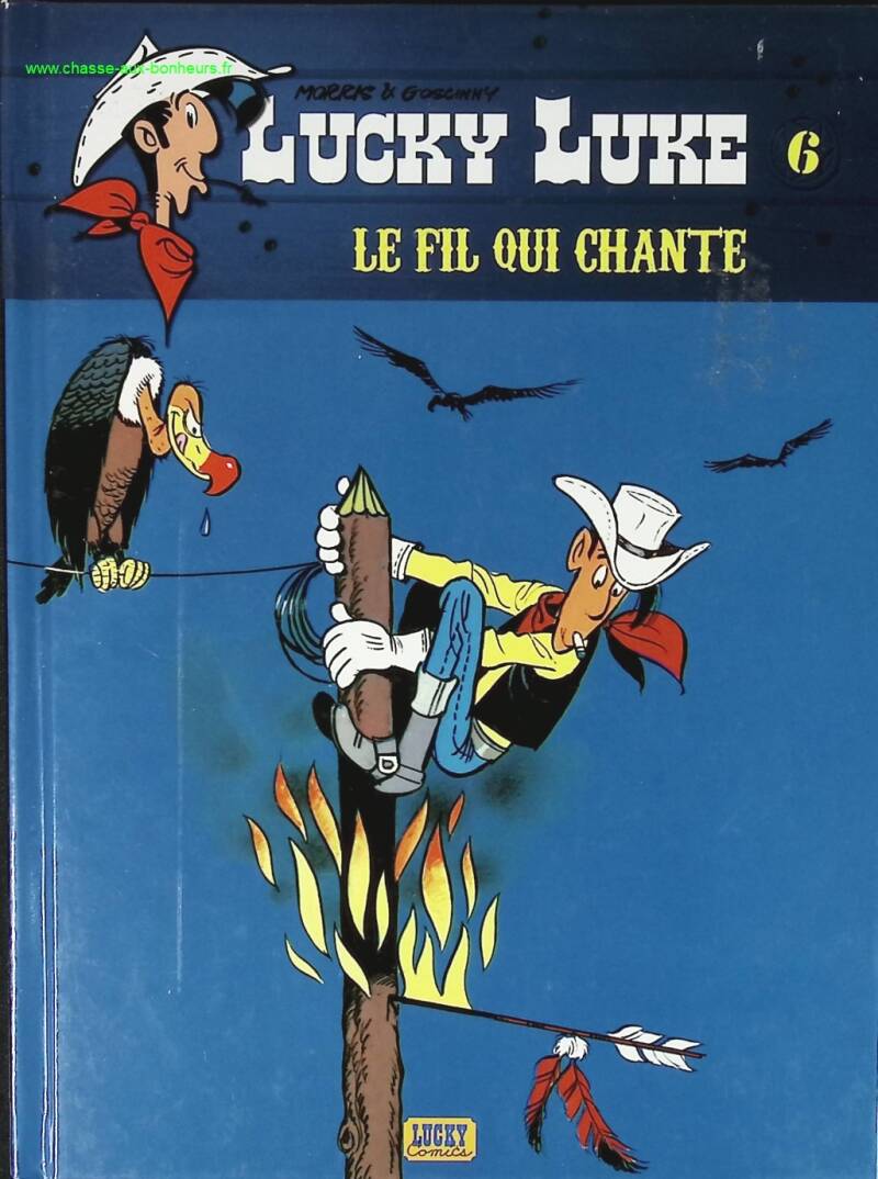Lucky Luke - Le Fil Qui Chante - Morris, René GOSCINNY - livre BD