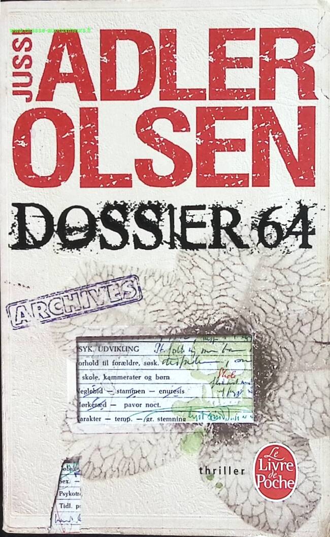 Dossier 64 - Jussi Adler-Olsen - livre